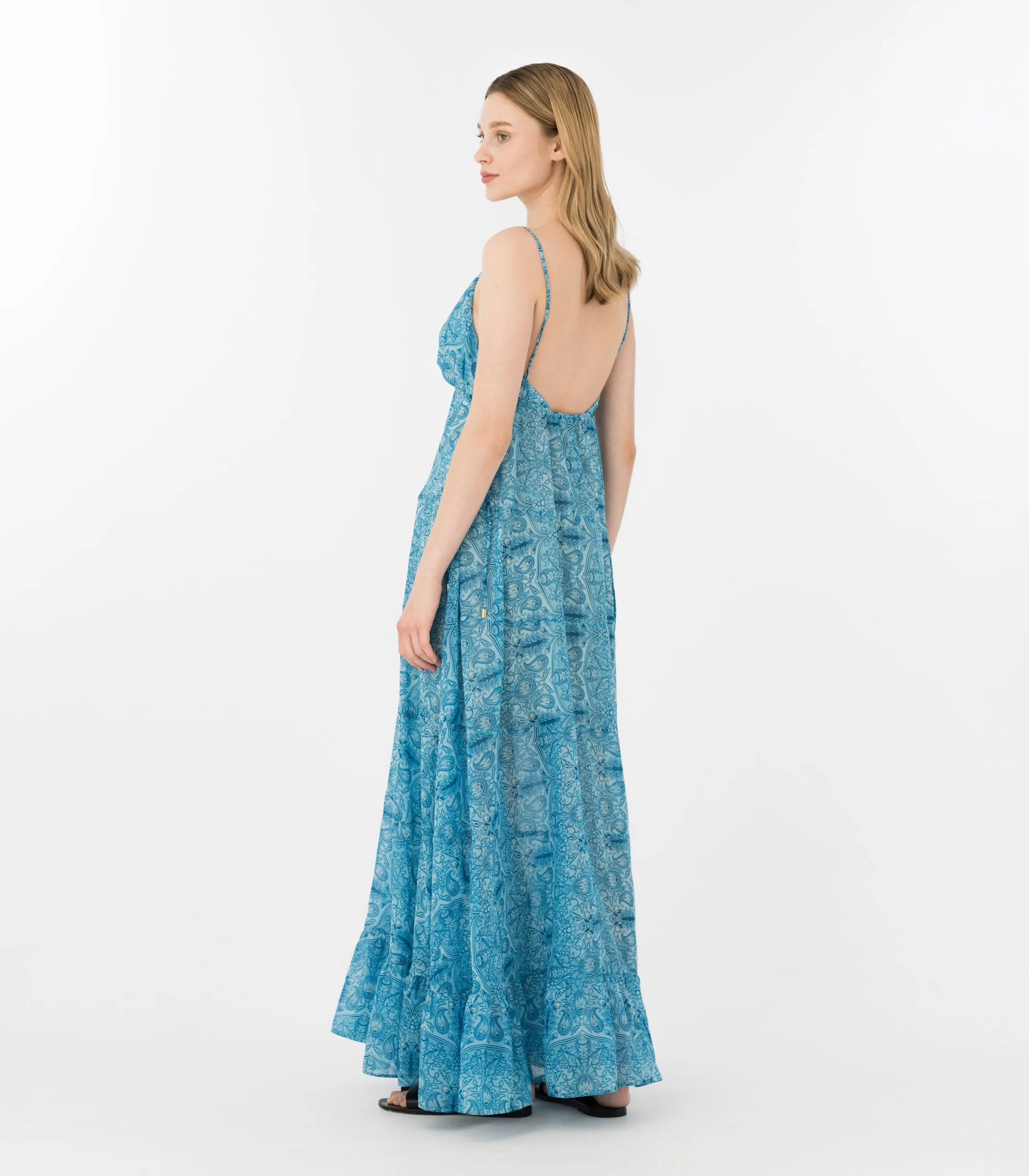 Aquarium Maxi Dress Blue sold by Ivalo.com product image thumbnail 2