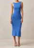 Delicate Tricot Midi Dress Blue sold by Ivalo.com