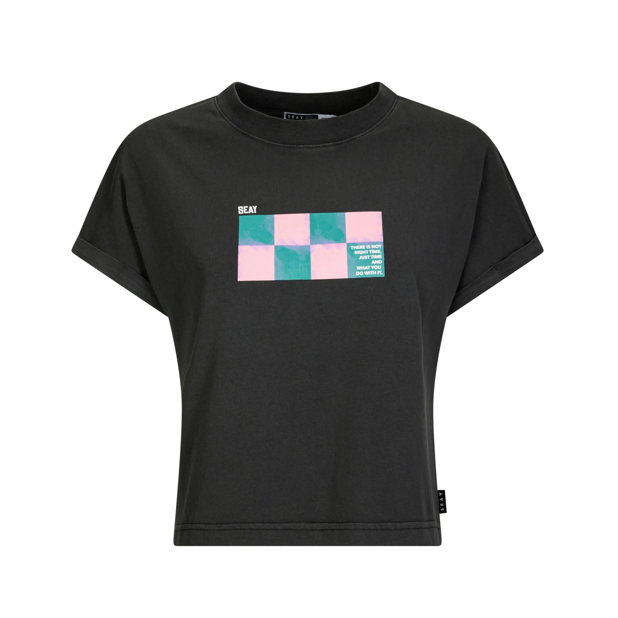 Crop T-Shirt Black Kanoa sold by Ivalo.com