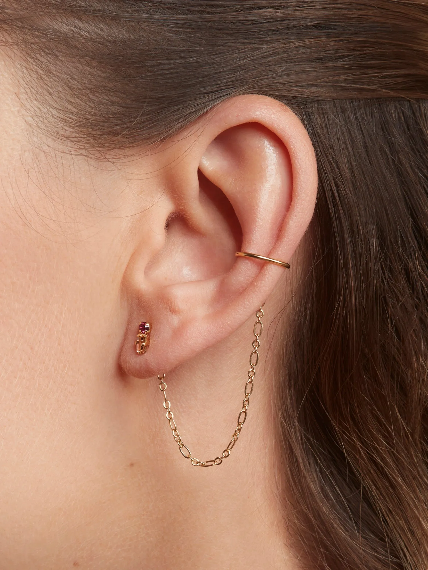 Cesar Single Chain Earcuff Nude sold by Ivalo.com product image thumbnail 3