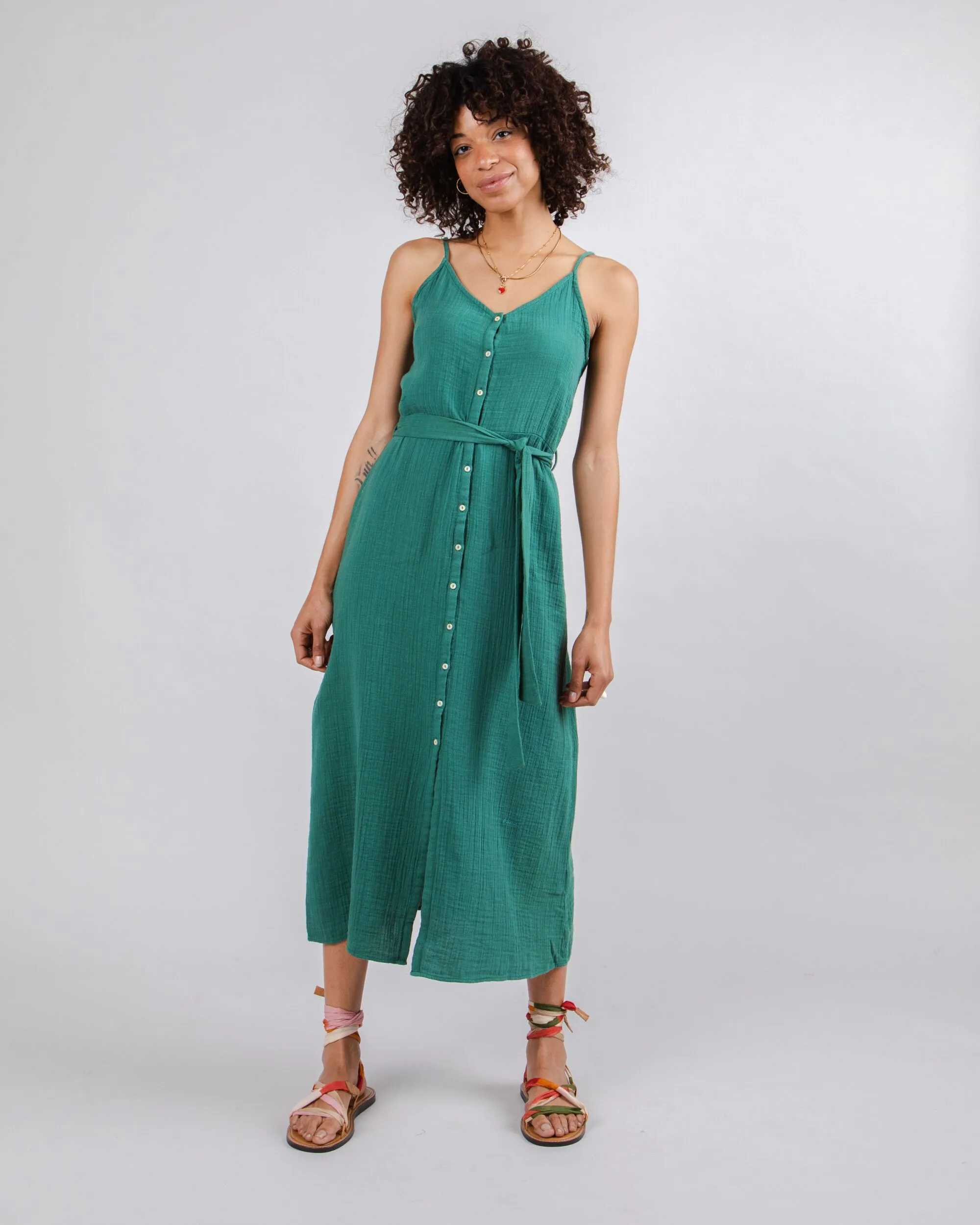 Bubble Long Dress Green sold by Ivalo.com