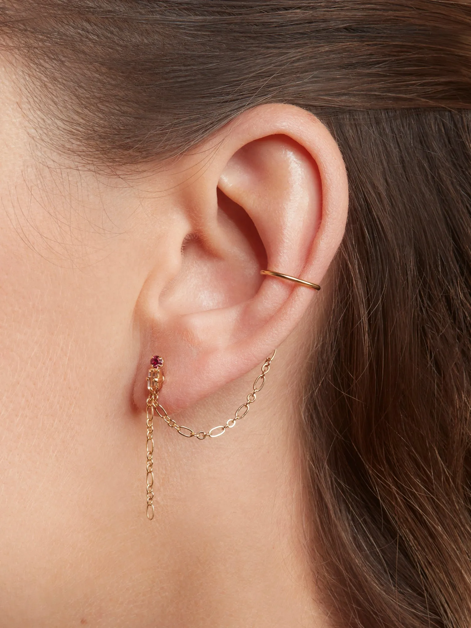 Cesar Single Chain Earcuff Nude sold by Ivalo.com product image thumbnail 2