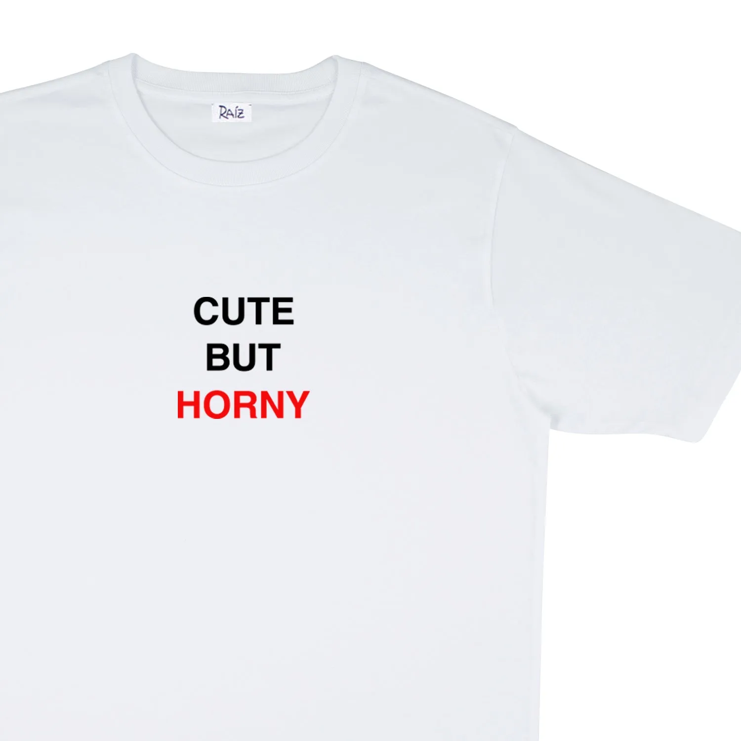 Cute T-Shirt White sold by Ivalo.com product image thumbnail 4