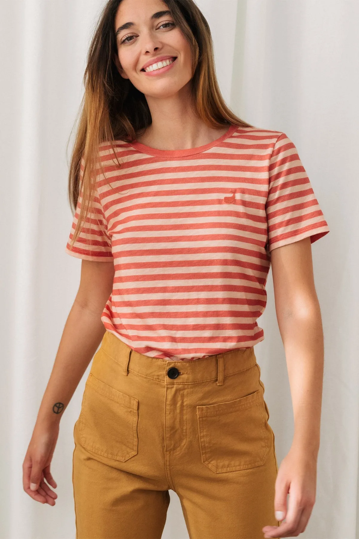 Bablon Stripes T-Shirt Red sold by Ivalo.com