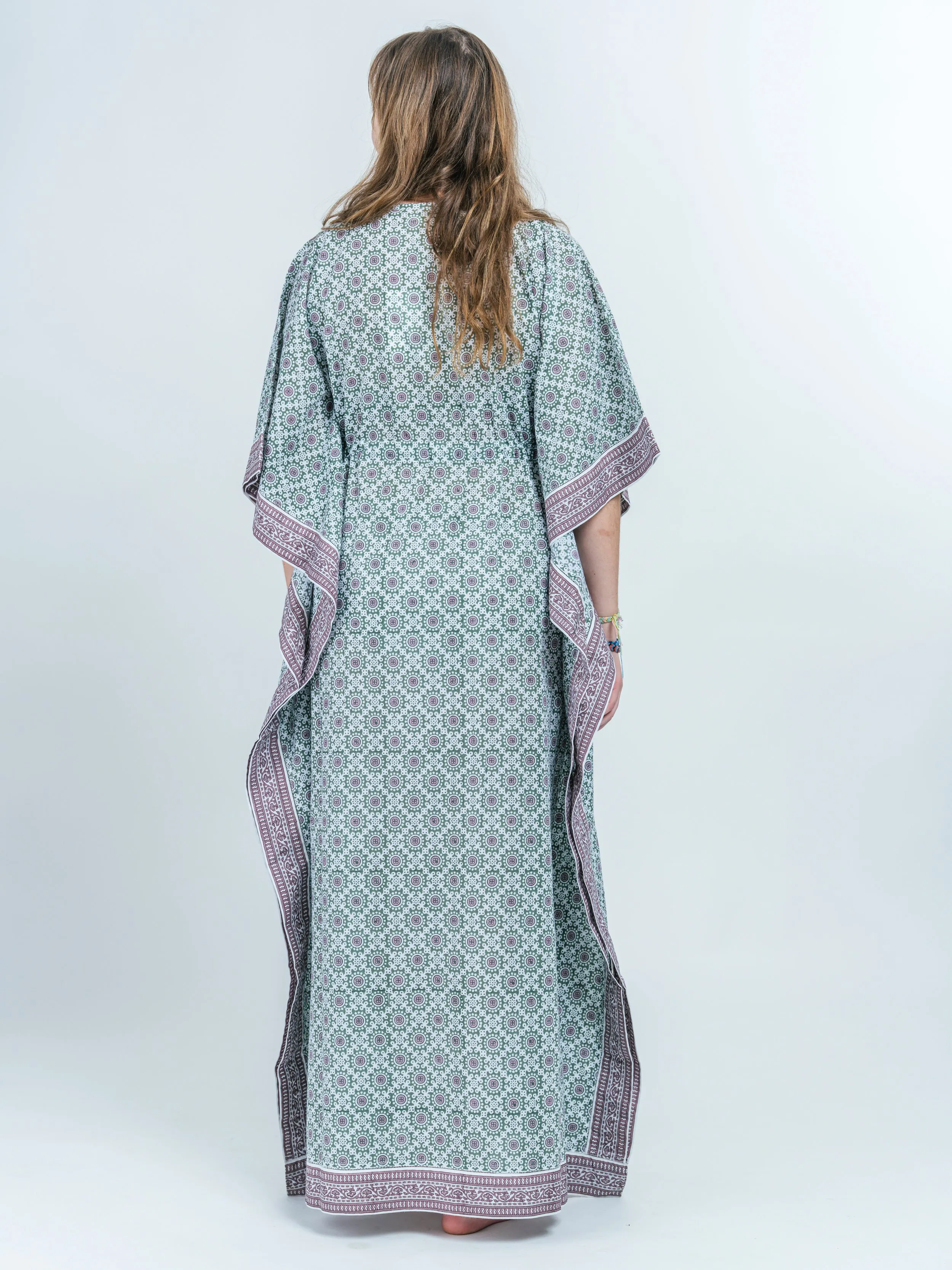 Poppy Classic Kaftan Dress Green sold by Ivalo.com product image thumbnail 2