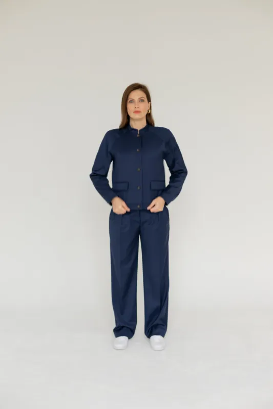 Enzo Pants Navy Blue sold by Ivalo.com