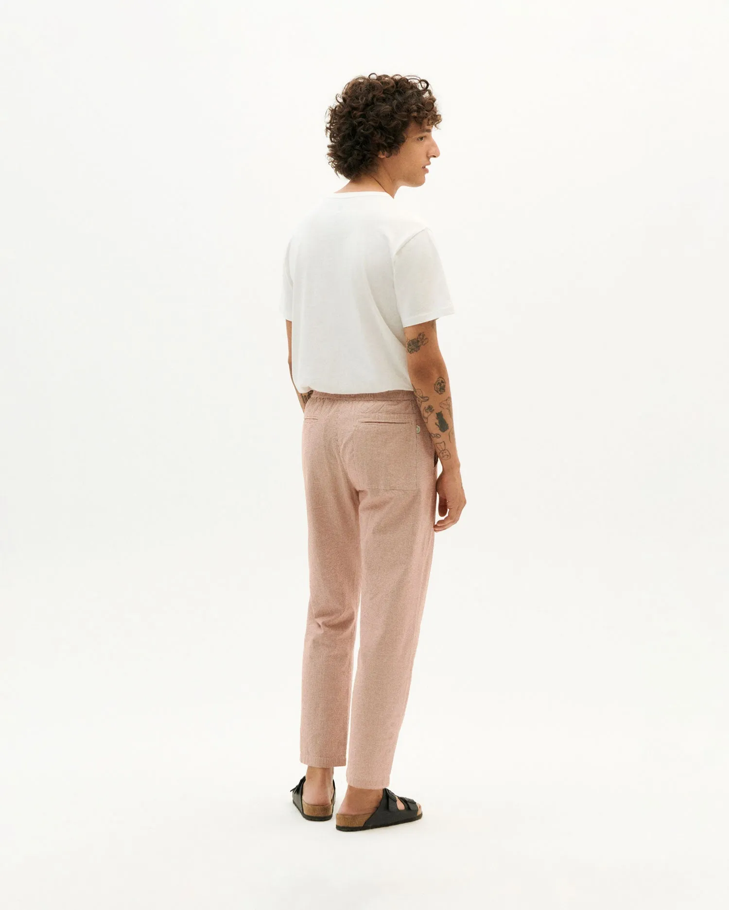 Seersucker Travel Pants Red sold by Ivalo.com product image thumbnail 2