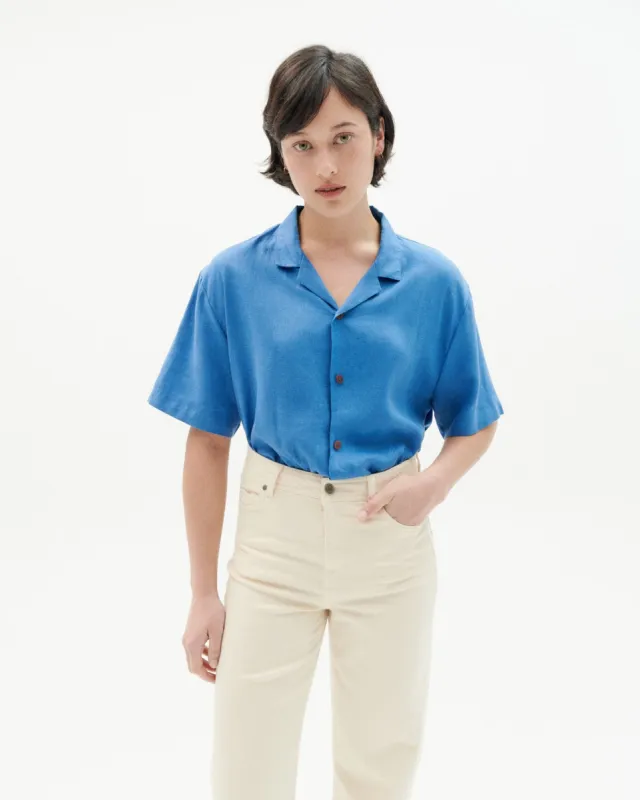 Hemp Jules Unisex Shirt Blue sold by Ivalo.com