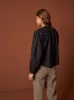 Embroidered Gauze Shirt Black sold by Ivalo.com