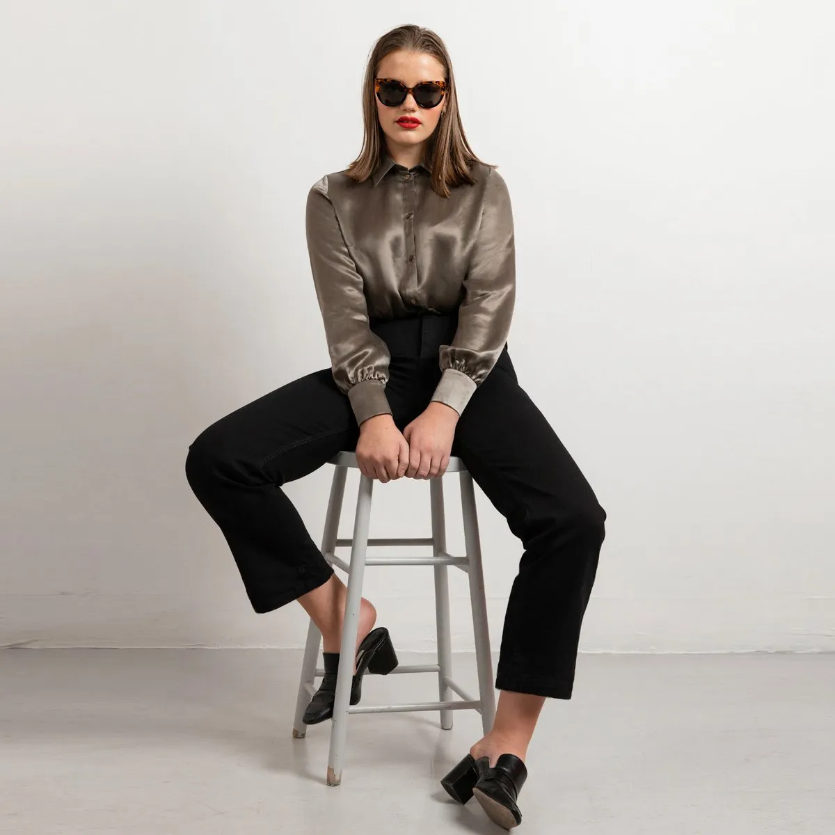 Wide Leg Jeans Classic Black sold by Ivalo.com product image thumbnail 3