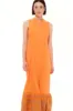 Cami Halter Neck Linen Dress Orange sold by Ivalo.com