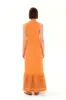 Cami Halter Neck Linen Dress Orange sold by Ivalo.com