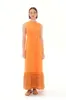 Cami Halter Neck Linen Dress Orange sold by Ivalo.com