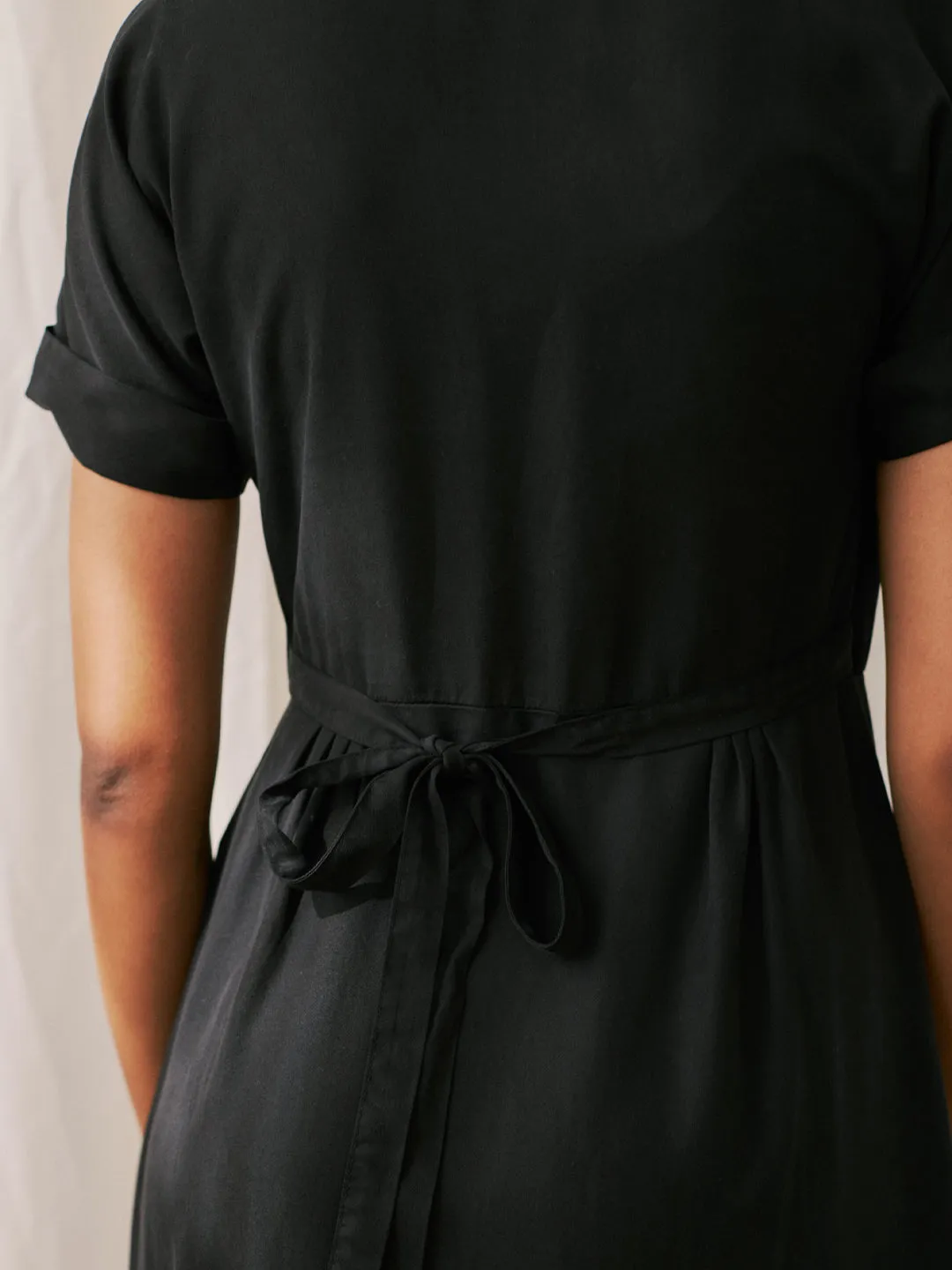 Vanier Wrap Dress Black sold by Ivalo.com product image thumbnail 4