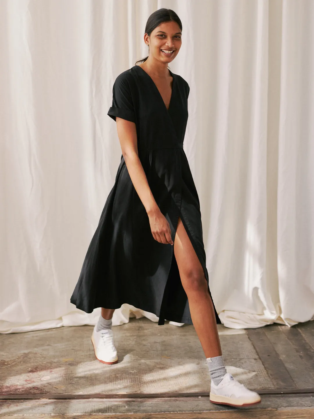 Vanier Wrap Dress Black sold by Ivalo.com product image thumbnail 2