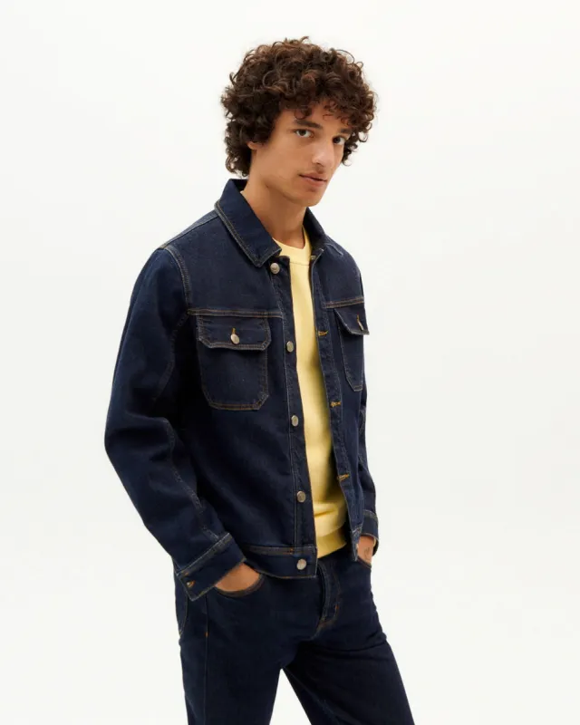 Odonata Denim Jacket made by Thinking Mu