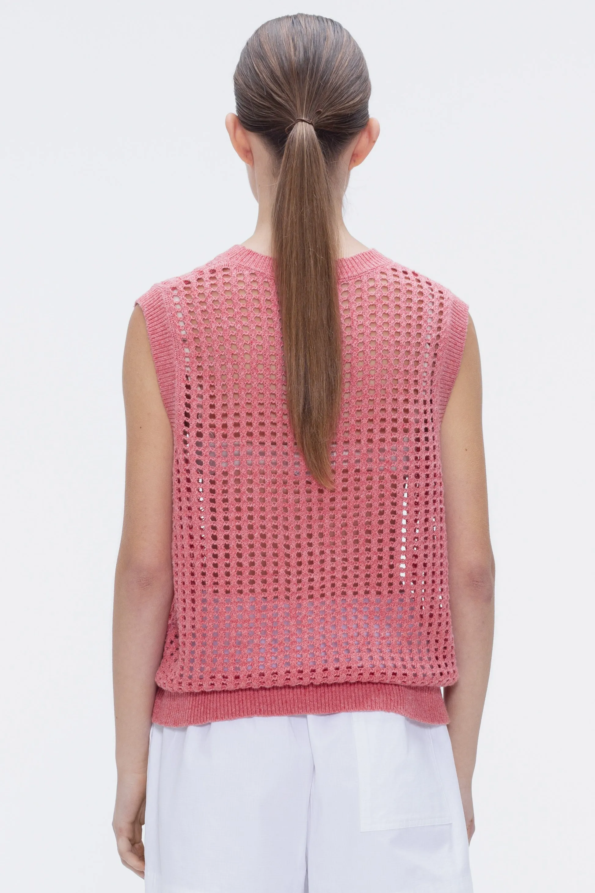 Margaret Crochet Vest Red sold by Ivalo.com product image thumbnail 3