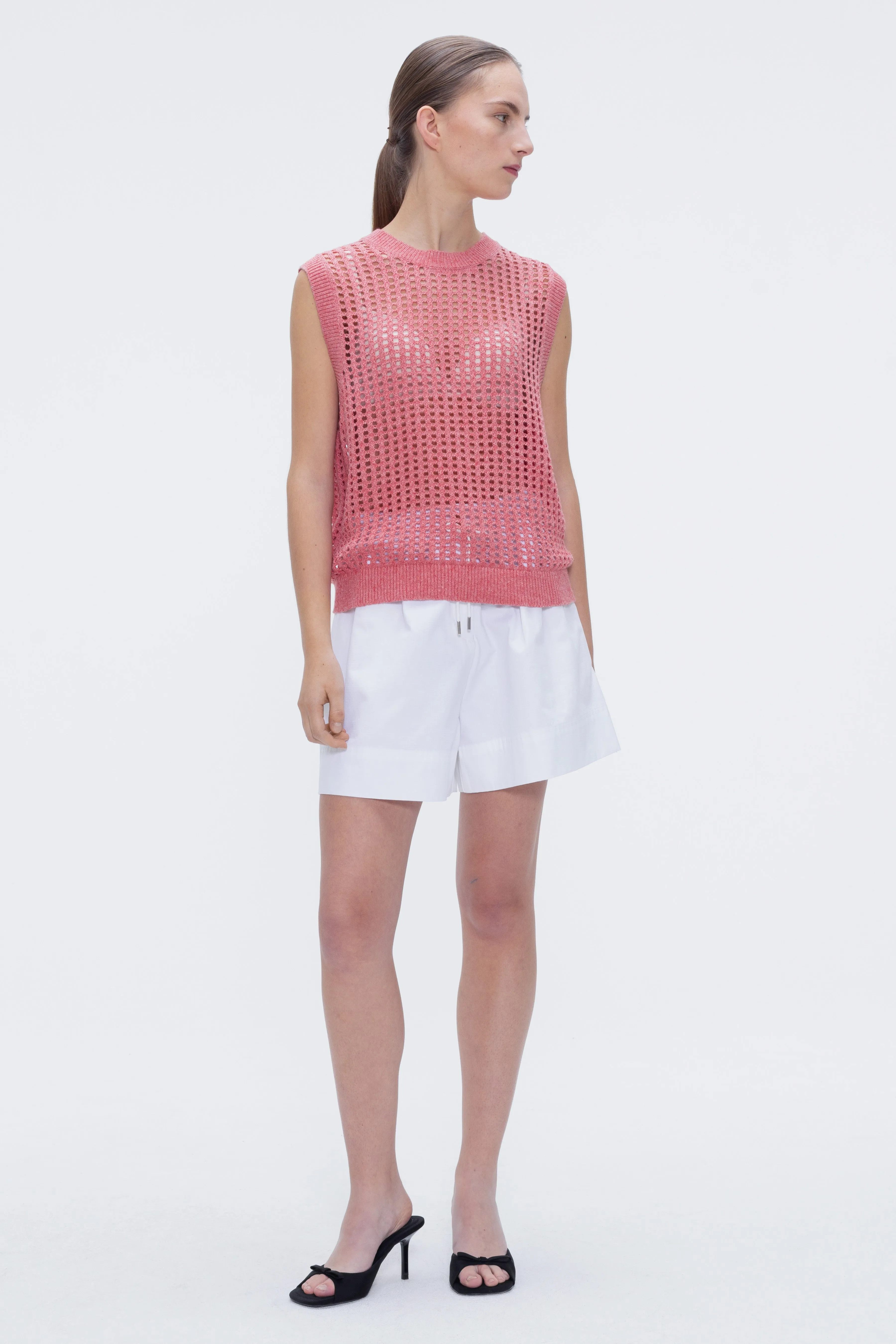 Margaret Crochet Vest Red sold by Ivalo.com