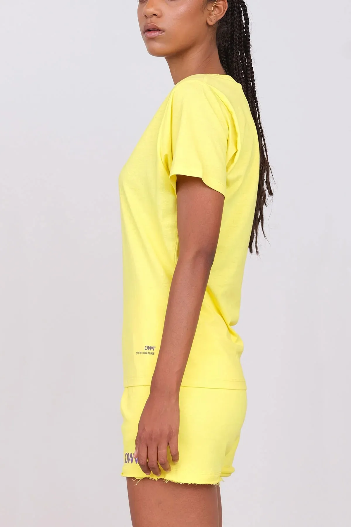Women's V-Neck T-Shirt Yellow sold by Ivalo.com product image thumbnail 3