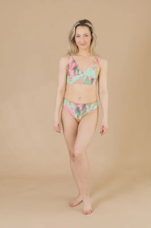 Shine Bikini Top Berry Sweet Pastel Green/Pink sold by Ivalo.com