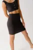 Isla Mini Skirt Ebano Black sold by Ivalo.com