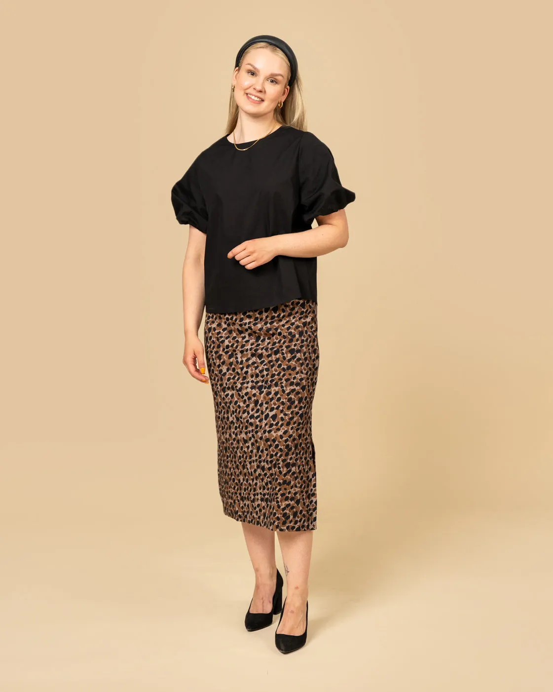 Balloon Sleeve Shirt Black sold by Ivalo.com product image thumbnail 3