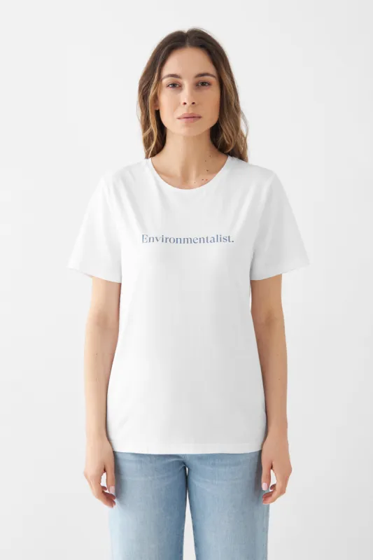 Dawn Denim T-Shirt White sold by Ivalo.com