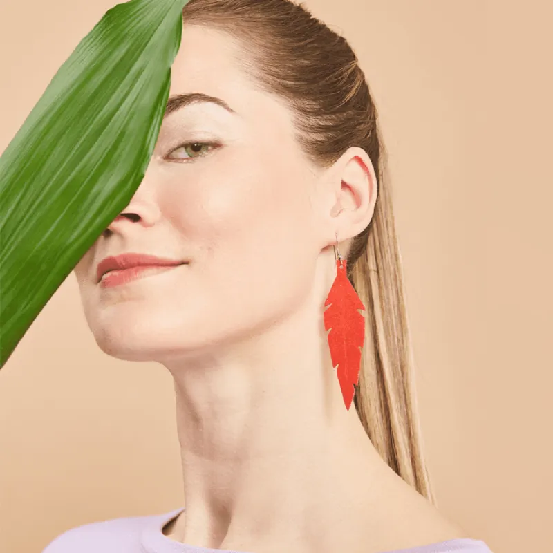 Feathers Midi Earrings sold by Ivalo.com