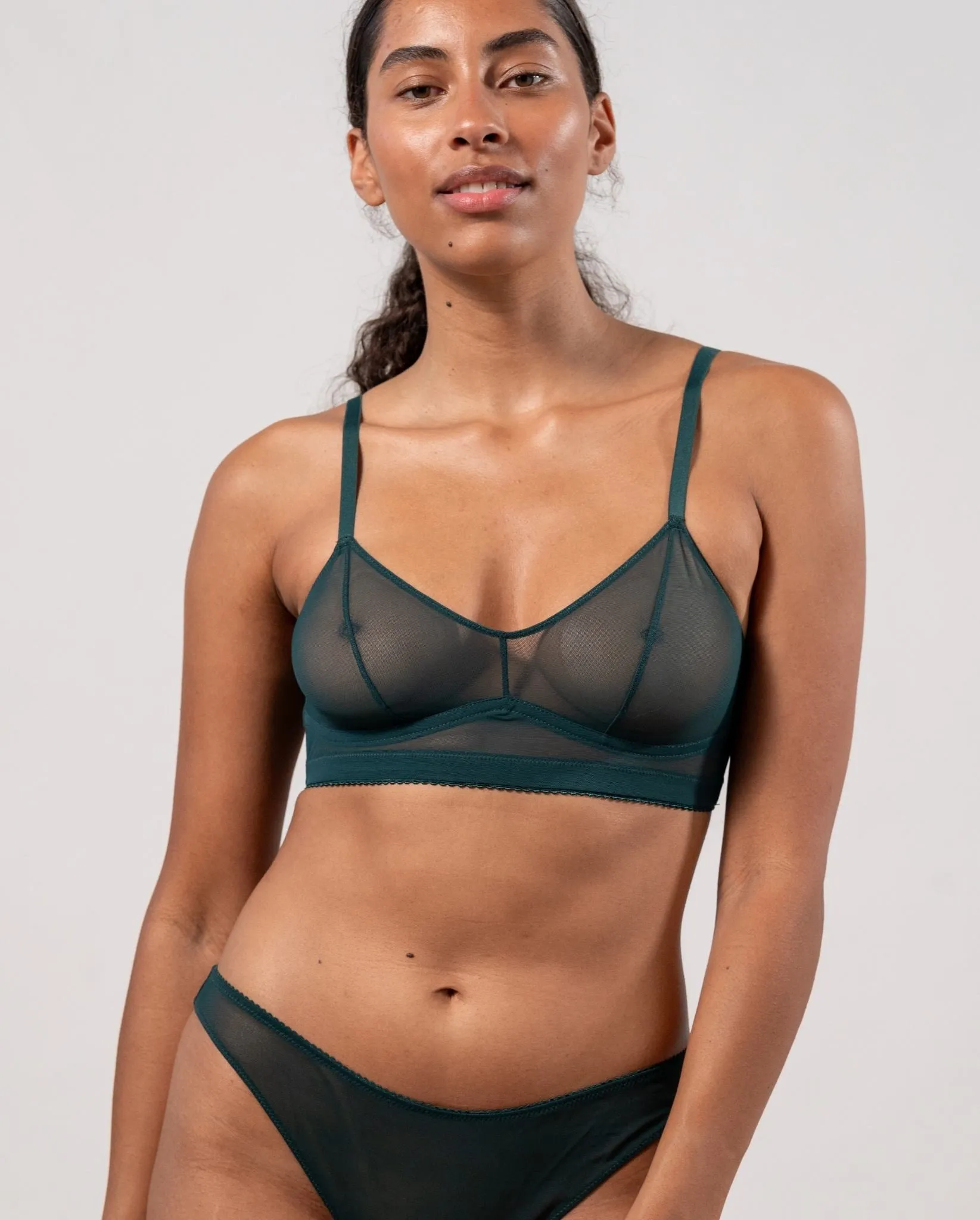 Mesh Balconette Pine Green sold by Ivalo.com product image thumbnail 2