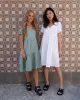 Linen Layer Dress Desert Sage Green sold by Ivalo.com