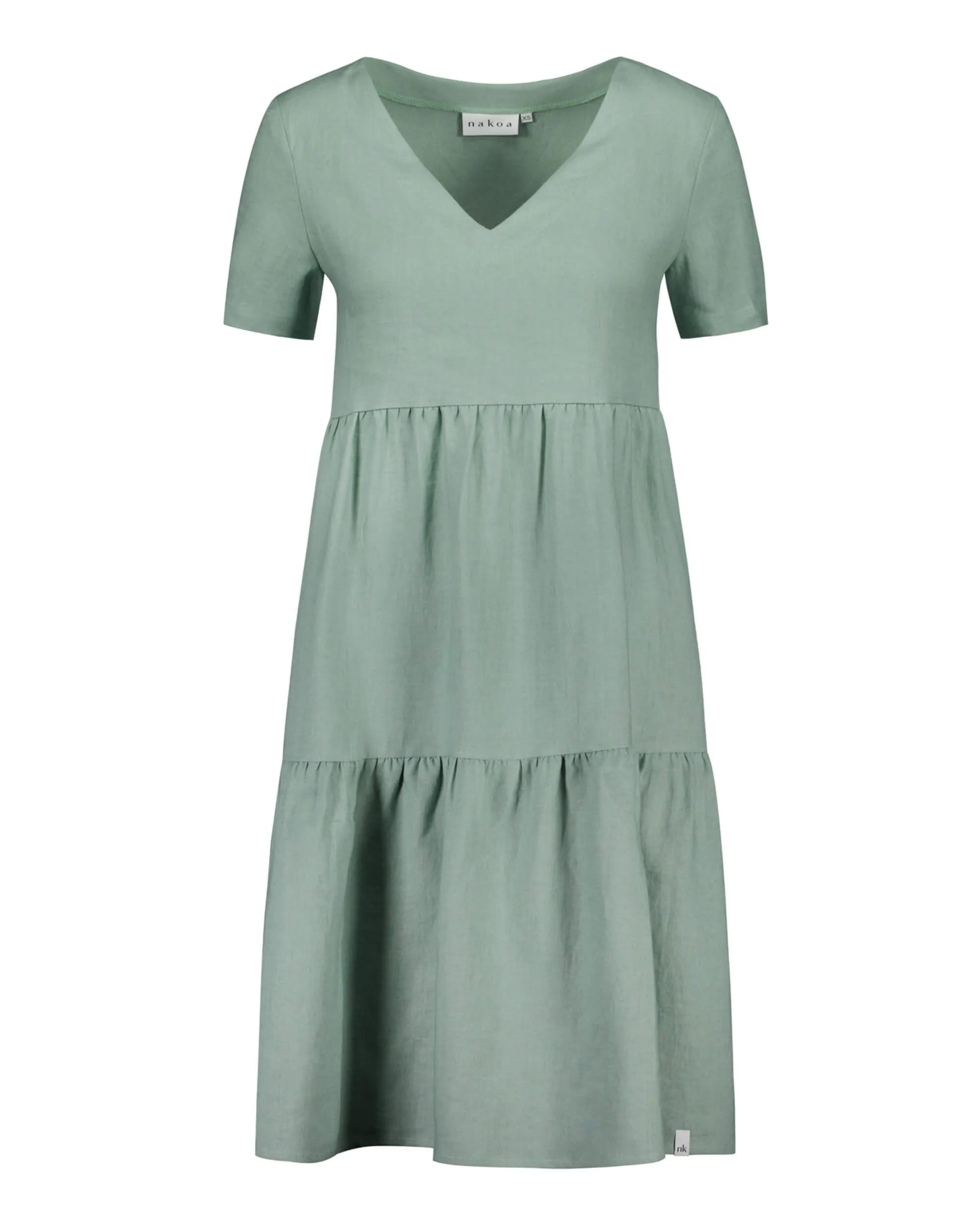 Linen Layer Dress Desert Sage Green sold by Ivalo.com product image thumbnail 3
