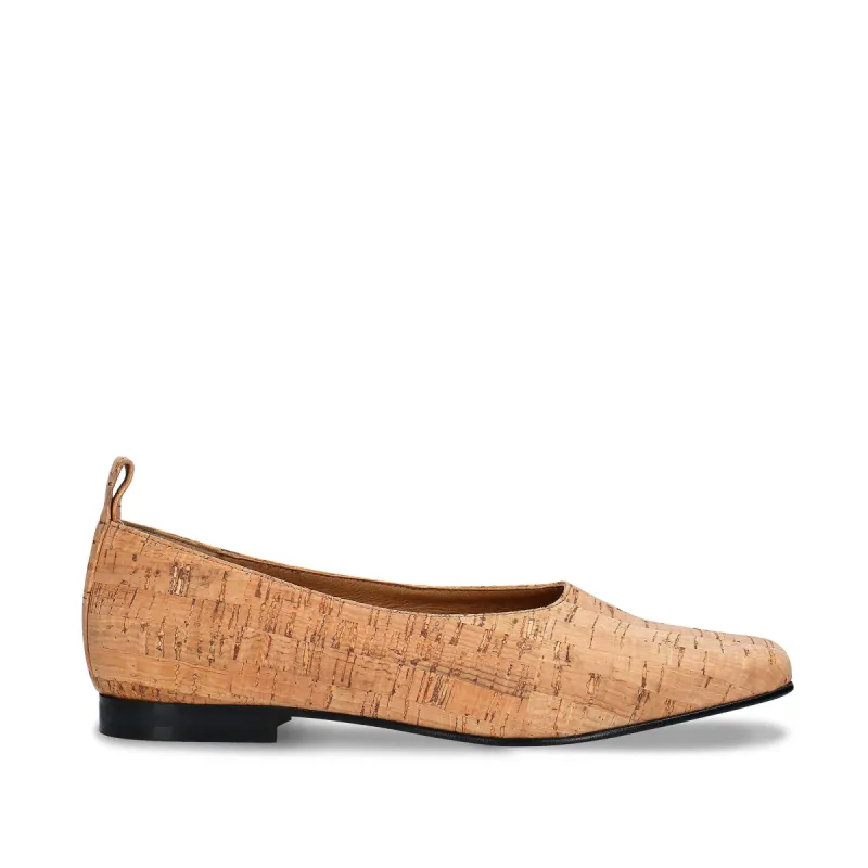 Melita Cork Vegan Ballerina Flat Heel sold by Ivalo.com