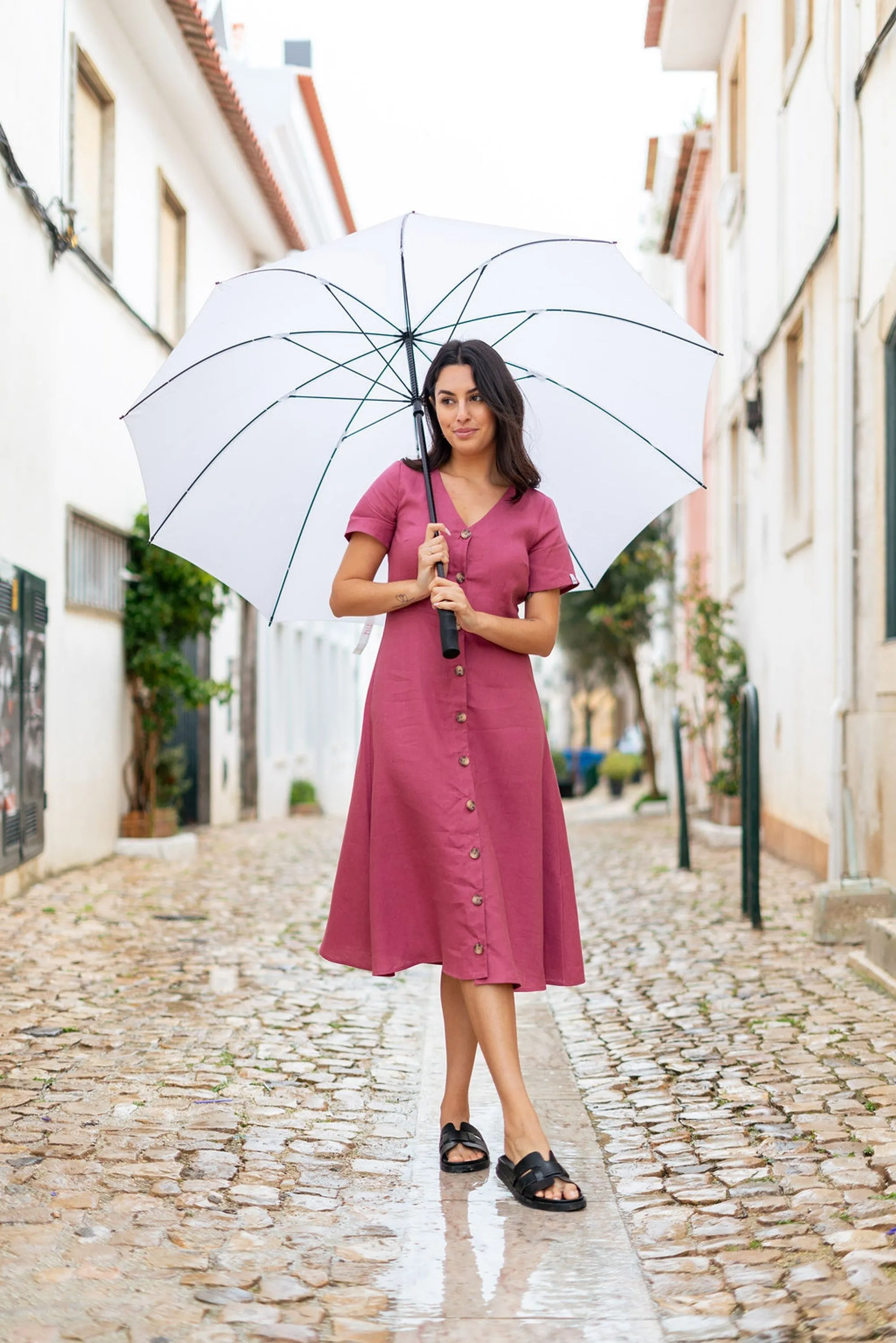 Penelope Dress Mulberry sold by Ivalo.com