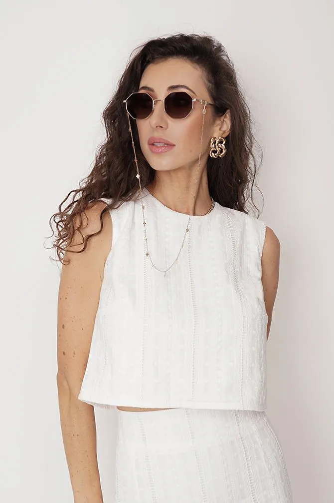 Nat Sleeveless Top White sold by Ivalo.com product image thumbnail 5