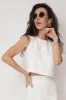 Nat Sleeveless Top White sold by Ivalo.com