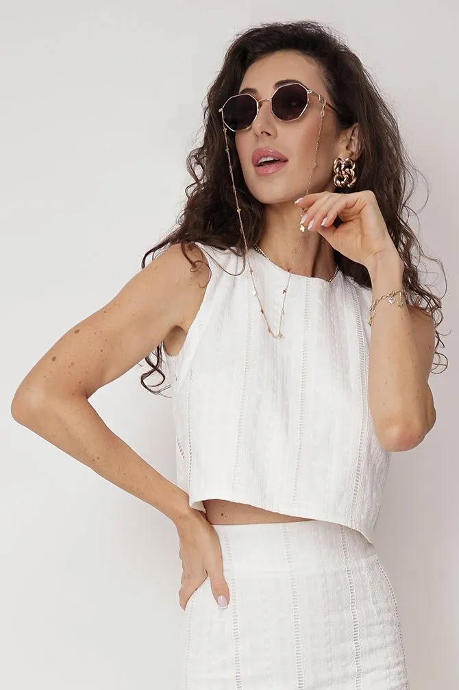 Nat Sleeveless Top White sold by Ivalo.com product image thumbnail 2