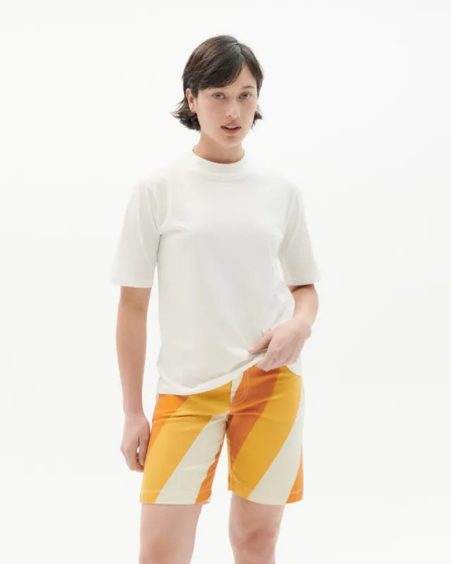 Basic Mock T-Shirt White sold by Ivalo.com