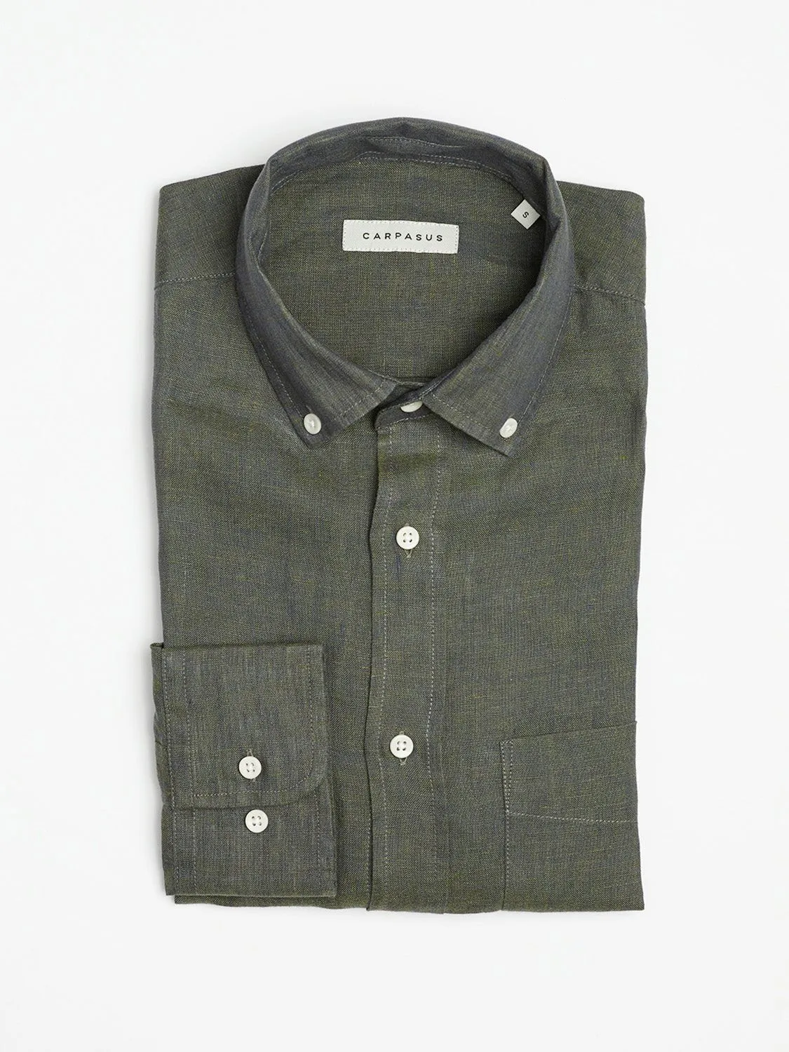 Tamina Linen Shirt Moss sold by Ivalo.com product image thumbnail 2