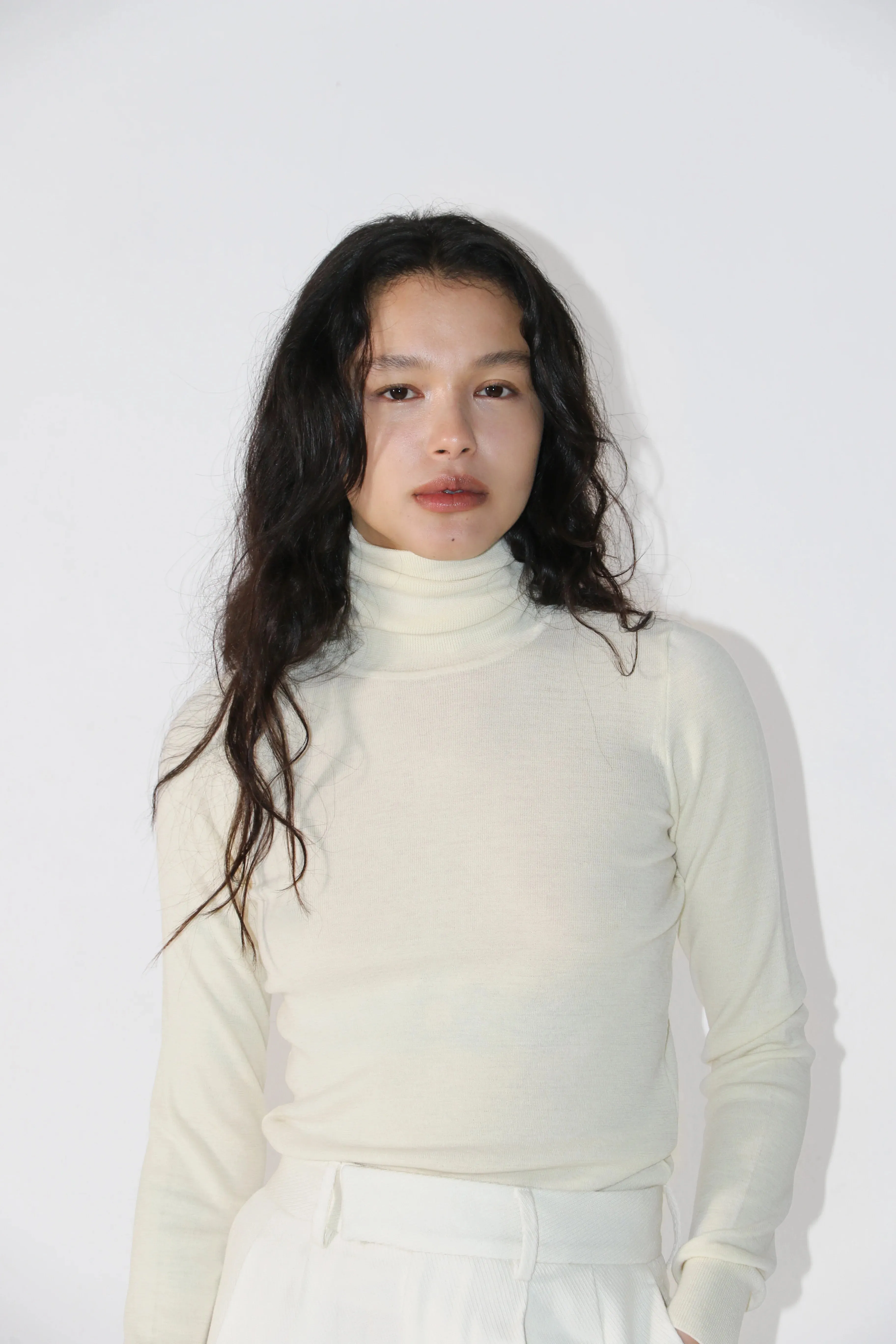 Merino Turtle Neck Knit Cream sold by Ivalo.com product image thumbnail 3