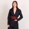 Grace Selvedge Denim Blazer Dark Grey sold by Ivalo.com
