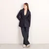 Grace Selvedge Denim Blazer Dark Grey sold by Ivalo.com