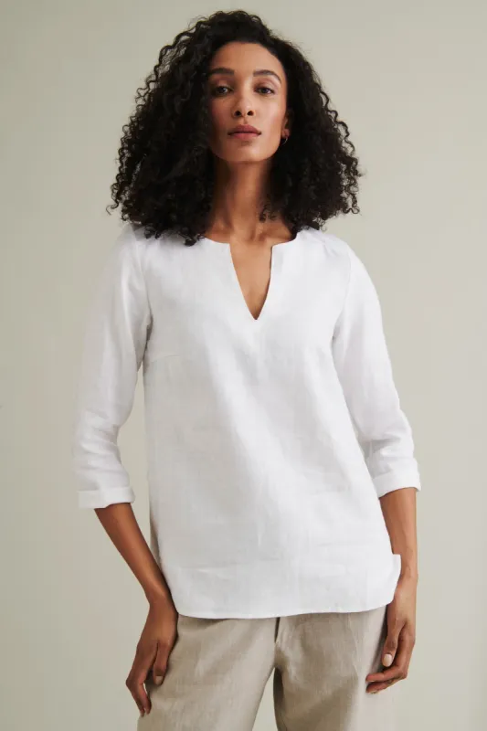 Rumar Linen Blouse White sold by Ivalo.com