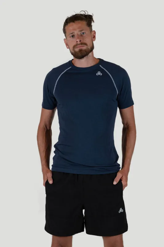 PF38.Wood T-Shirt Deep Sea Blue sold by Ivalo.com