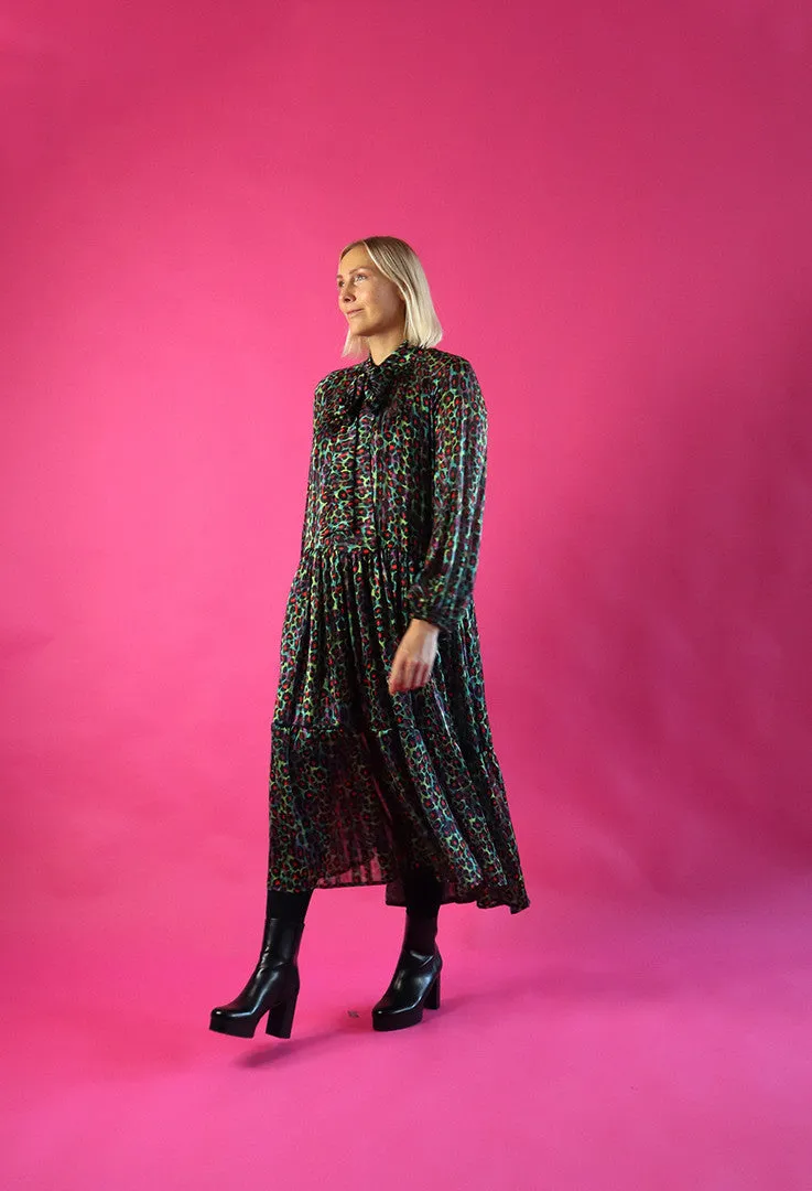 Flowy Dress Long Multicolor Leo sold by Ivalo.com product image thumbnail 4