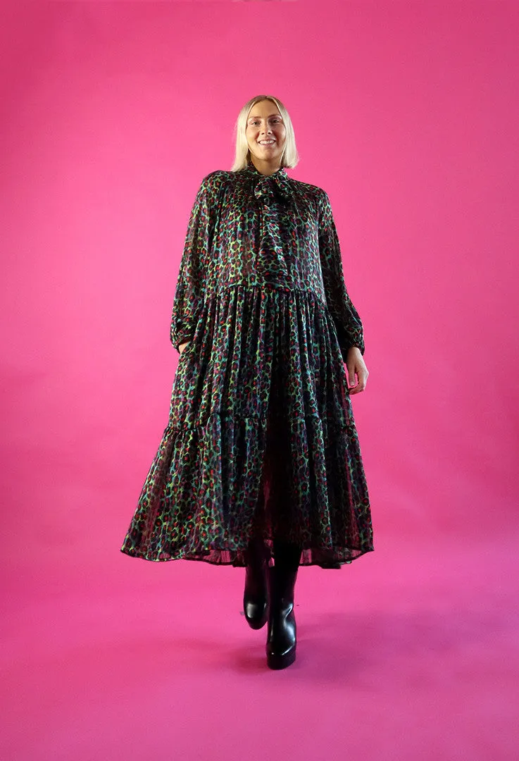 Flowy Dress Long Multicolor Leo sold by Ivalo.com