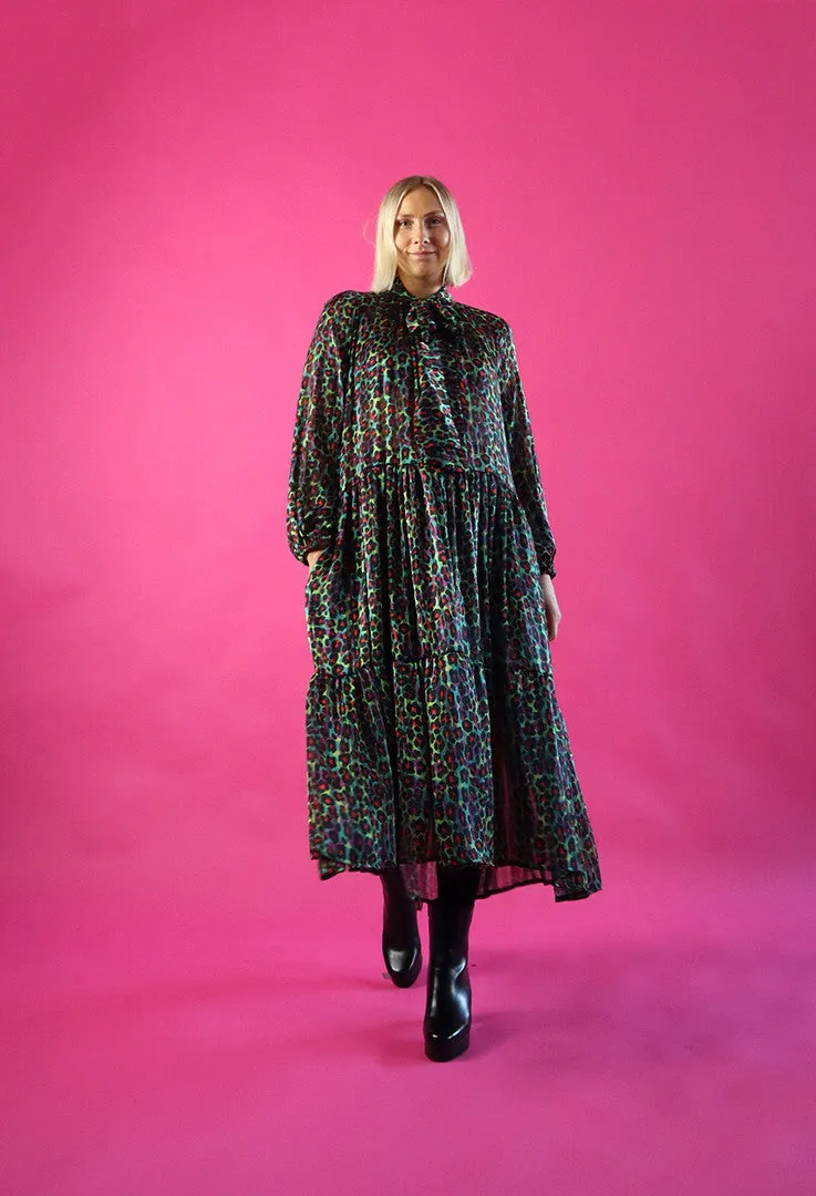 Flowy Dress Long Multicolor Leo sold by Ivalo.com product image thumbnail 3