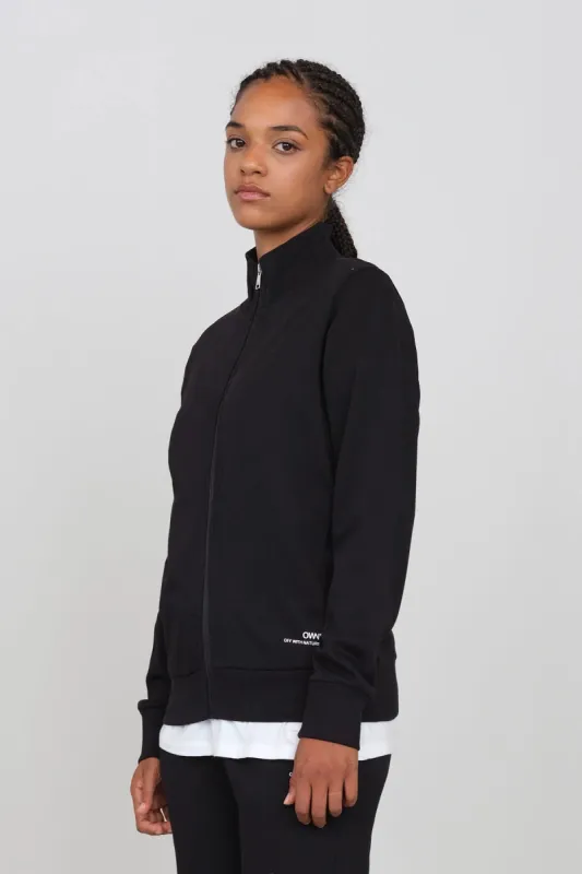 Women's Sweatshirt With A Zipper Black sold by Ivalo.com