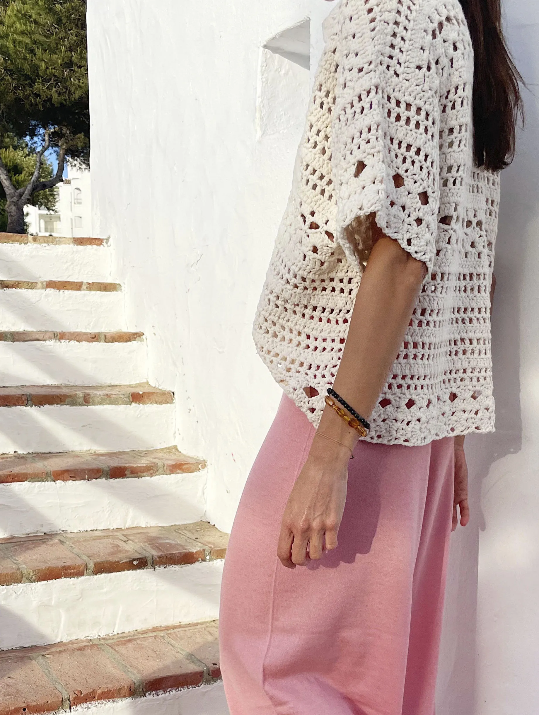 Mia Crochet Blouse Ecru sold by Ivalo.com product image thumbnail 2