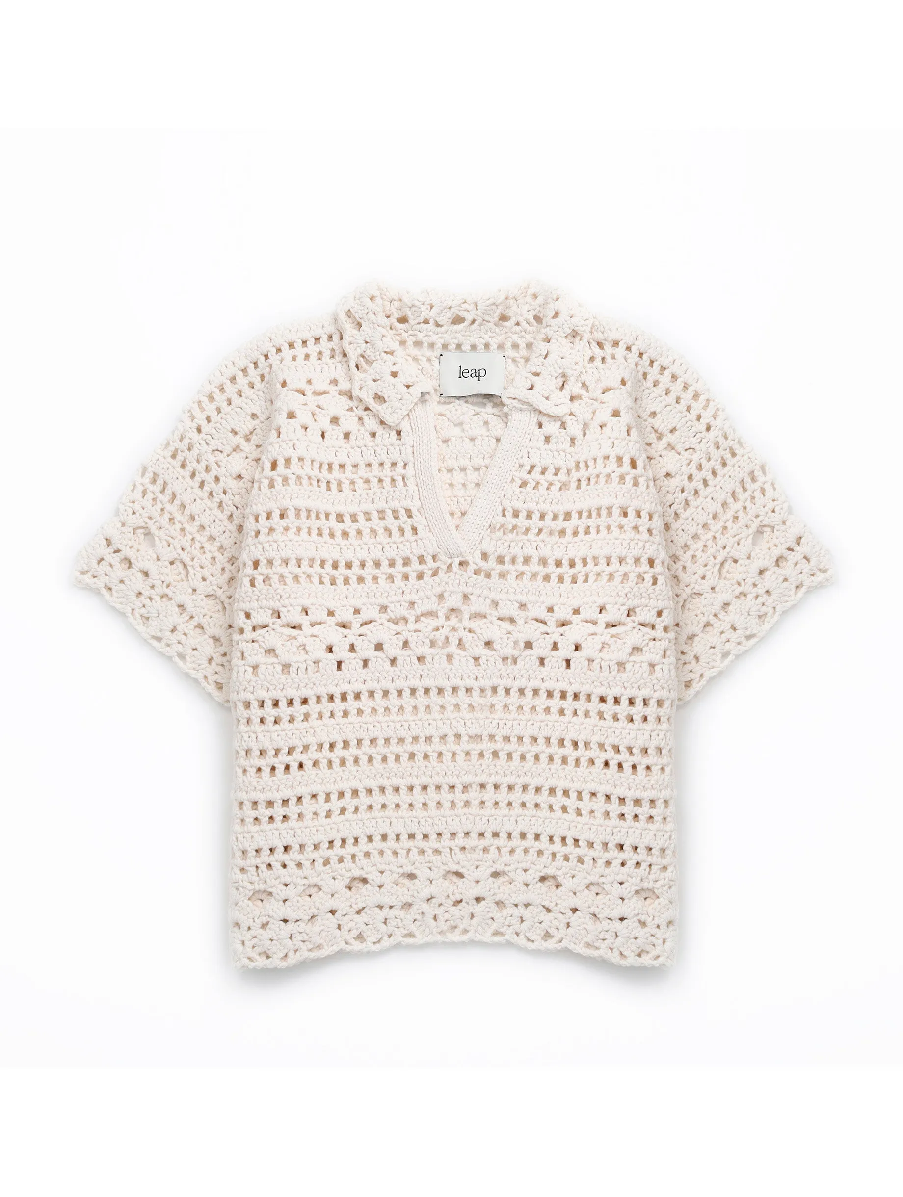 Mia Crochet Blouse Ecru sold by Ivalo.com product image thumbnail 4