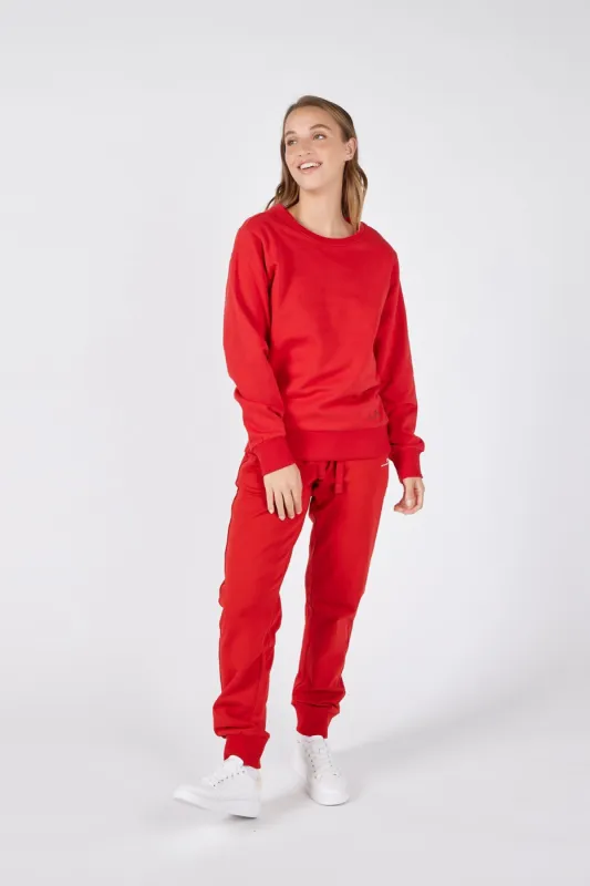 Women's Gauzy Joggers Red sold by Ivalo.com
